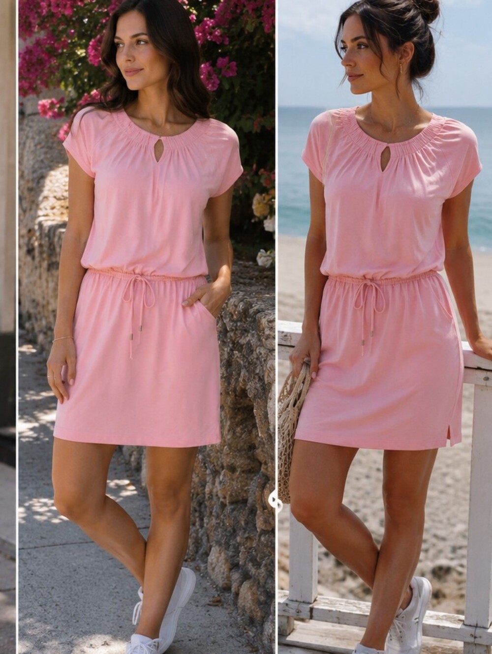 LOLE PINK DRESS 👚